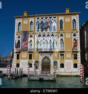 Palazzo Cavalli-Franchetti, Venedig. Stockfoto