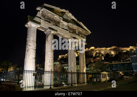 Antike römische Markt Monastiraki Griechenland Stockfoto