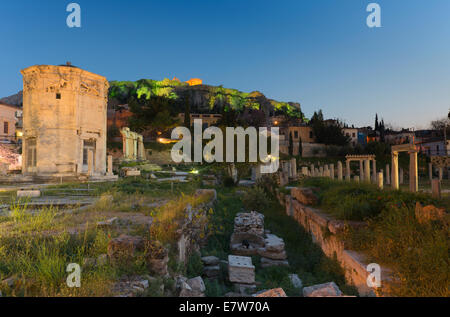 Antike römische Markt Monastiraki Griechenland Stockfoto