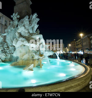 Piazza Navona, Rom. Stockfoto