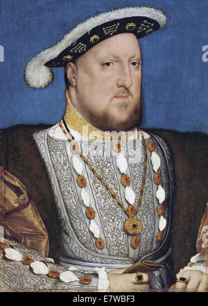 Heinrich VIII. von Hans Holbein dem jüngeren über 1536 Stockfoto