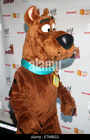 Die Weltpremiere von "Scooby-Doo! WrestleMania Mystery "am Tribeca Kinos - Ankünfte Featuring: Scooby Doo wo: New York, New York, Vereinigte Staaten von Amerika bei: 22. März 2014 Stockfoto