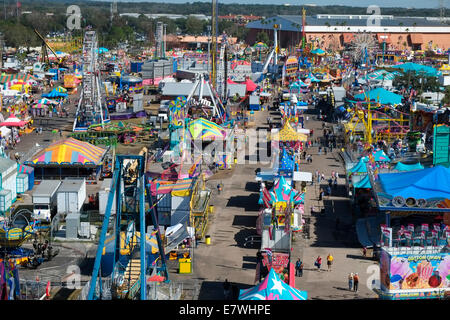 Midway Florida State Fair Tampa FL Stockfoto