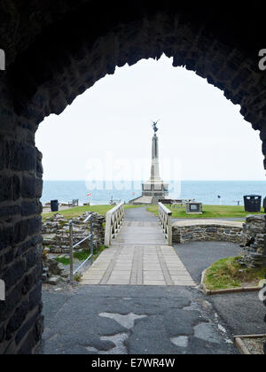 Kriegerdenkmal in Aberystwyth Ceredigion Wales UK Stockfoto