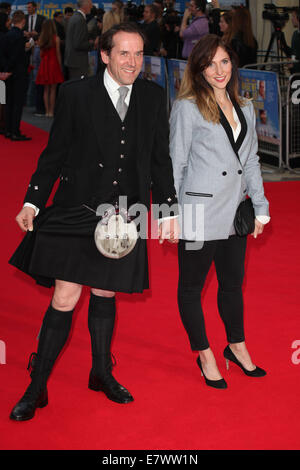 Ben Miller und Jessica Parker, die Teilnahme an der "was wir haben auf unseren Urlaub" premiere im Odeon West End am September 2014 in London. / picture alliance Stockfoto