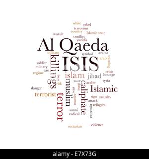 ISIS und Al-Qaida Stockfoto