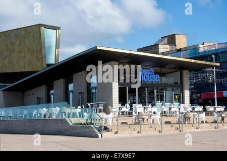 Das Beach House Restaurant und Café auf der Promenade von Blackpool Stockfoto