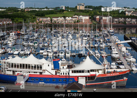 England-Tyne & Verschleiß, North Shields, königliche Quays Marina Stockfoto