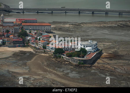 Luftaufnahme von Panama Altstadt Stockfoto