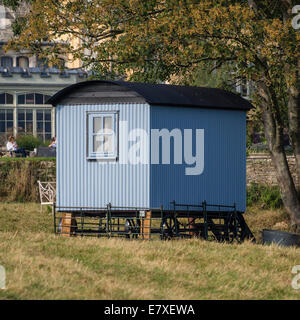 Almhütte, verwendet werden, da eine Behandlung Zimmer bei "Das Schwein am Strand" Hotel, Studland, Dorset, England, Großbritannien Stockfoto