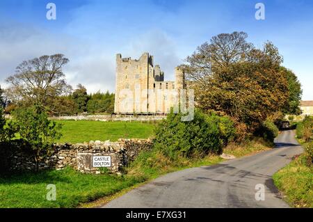 Bolton Castle in Wensleydale Yorkshire UK Stockfoto