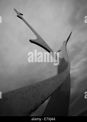 Sun Voyager, Skulptur, Sæbraut, Reykjavík, Island Stockfoto