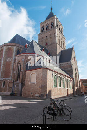 Brügge, Belgien - 12. Juni 2014: Kirche st. Jakob. Stockfoto