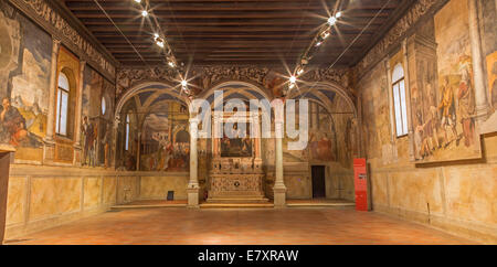 PADUA, Italien - 9. September 2014: Die indoor Oratorio di San Rocco. Stockfoto