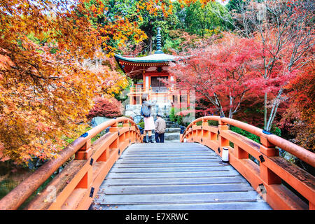Kyoto, Japan - 24. November 2013: Daigo-Ji ist eine Shingon buddhistischer Tempel in Fushimi-Ku, Kyoto, Japan Stockfoto