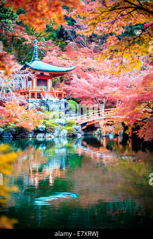 Kyoto, Japan - 24. November 2013: Daigo-Ji ist eine Shingon buddhistischer Tempel in Fushimi-Ku, Kyoto, Japan Stockfoto