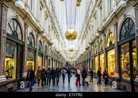 Les Galeries Saint Hubert, Brüssel, Belgien Stockfoto