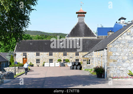 Glenfiddich Whisky-Destillerie, Dufftown, Schottland, Vereinigtes Königreich Stockfoto