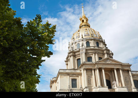 Domkuppel Les Invalides in Paris Stockfoto