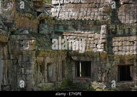 Detail von der Tempelanlage Angkor Wat in Kambodscha Stockfoto