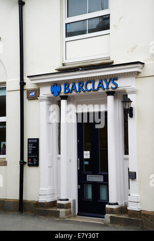 Barclays Bank in Hugh Town, St Marys, Isles of Scilly, Scillies, Cornwall Großbritannien im April Stockfoto