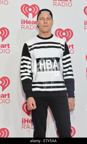 DJ Tiesto besucht die 2014 iHeartRadio Music Festival in Las Vegas Stockfoto