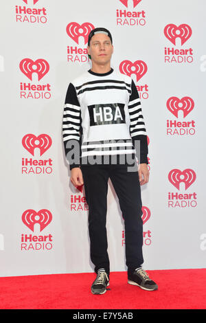 DJ Tiesto besucht die 2014 iHeartRadio Music Festival in Las Vegas Stockfoto