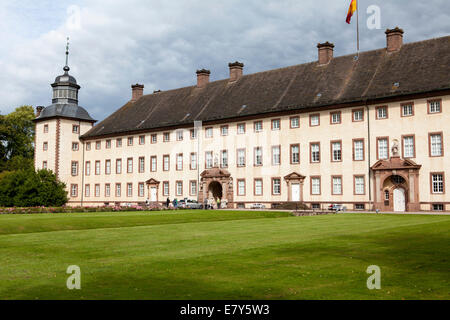 Kloster Schloss Corvey in Höxter, Weserbergland, Nordrhein Westfalen, Deutschland, Europa, Stockfoto