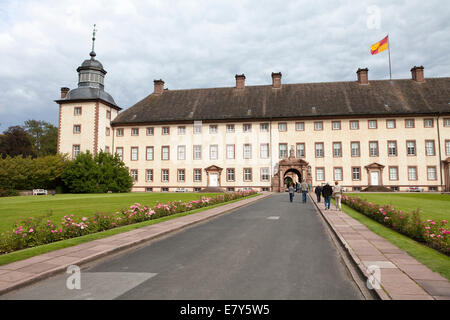 Kloster Schloss Corvey in Höxter, Weserbergland, Nordrhein Westfalen, Deutschland, Europa, Stockfoto