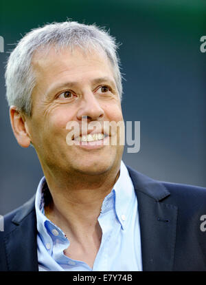 Manager Lucien Favre (Borussia Moenchengladbach) Stockfoto