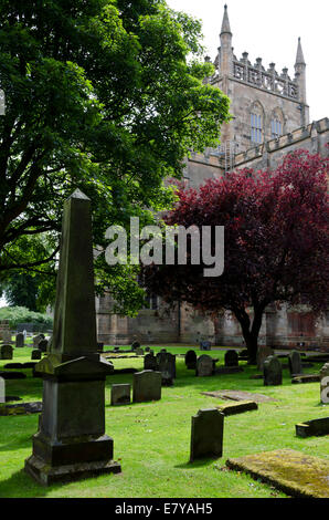 Dunfermline Pfarrkirche und Kloster in Fife, Schottland. Stockfoto