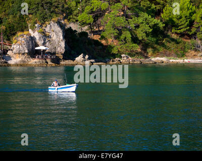 Der Hafen von Poros auf die Insel Kefalonia in Griechenland Stockfoto