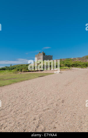 Castle Tioram Eilean Tioram Dorlin nr Acharacle Lochaber Hochland Schottland Stockfoto