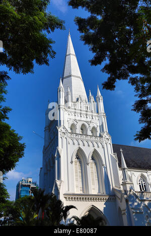 St. Andrews Kathedrale in Singapur, Republik Singapur Stockfoto