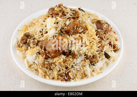 Chicken Biryani Stockfoto