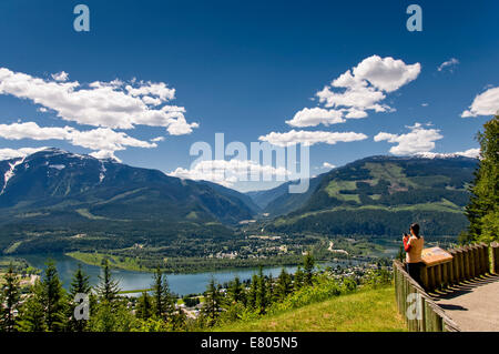 Revelstoke Sicht, Mount Revelstoke National Park, Britisch-Kolumbien, Kanada Stockfoto