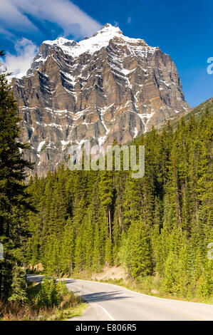 Tal der zehn Gipfel, Moraine Lake, Banff Nationalpark, Alberta, Kanada Stockfoto