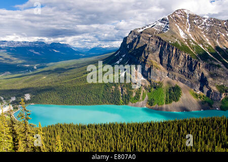 Lake Louise, Banff Nationalpark, Alberta, Kanada Stockfoto