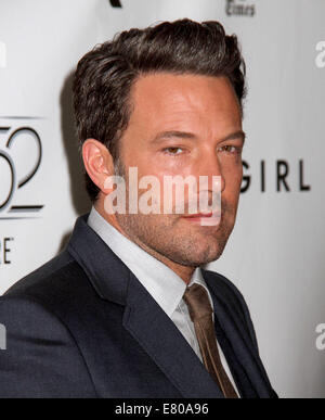 New York, New York, USA. 26. September 2014. Schauspieler BEN AFFLECK besucht die 2014 New York Film Festival Opening Night Gala und Welt-Premiere von "Gone Girl" an Alice Tully Hall im Lincoln Center Kredit statt: Nancy Kaszerman/ZUMA Draht/Alamy Live News Stockfoto