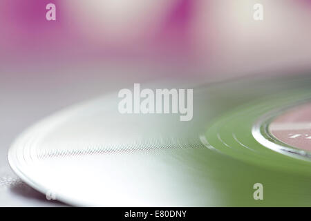 Eine Vinyl-Schallplatte Stockfoto