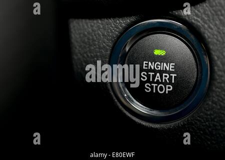 Anlassen des Motors Stockfoto