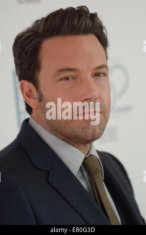 Ben Affleck im Ankunftsbereich für GONE GIRL Weltpremiere und Opening Night Gala auf dem 52. New York Film Festival, Alice Tully Hall im Lincoln Center, New York, NY 26. September 2014. Foto von: Kristin Callahan/Everett Collection Stockfoto