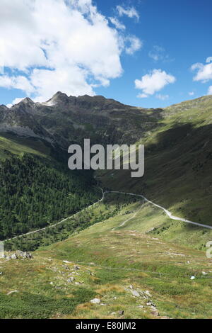 Blick von Pens übergeben, Italien Stockfoto