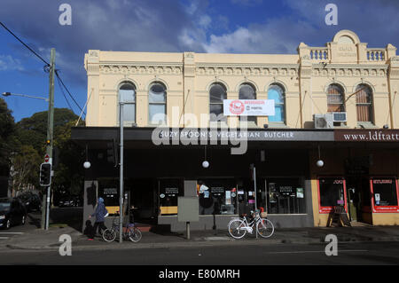 Suzy Löffel vegetarische Metzger auf King St, Newtown, Sydney, Australien. Weder Herr PR Stockfoto