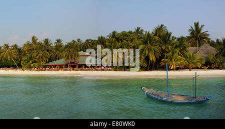 Malediven, Meeru island Stockfoto