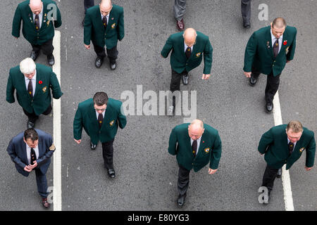 London, UK. 27. September 2014.  Herr Carson Memorial Parade marschieren durch zentrale London 2014 Credit: Guy Corbishley/Alamy Live News Stockfoto