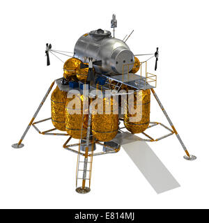 Lunar Lander. 3D Modell. Stockfoto