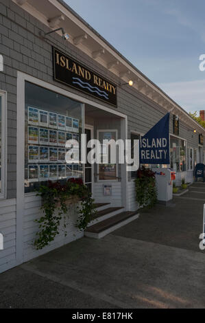 Insel Realty Inc 4 Ferry Wharf Jamestown, RI Stockfoto