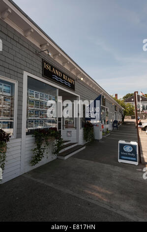 Insel Realty Inc 4 Ferry Wharf Jamestown, RI Stockfoto