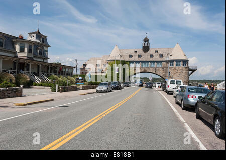 Die Narragansett Pier Casino war das Zentrum des gesellschaftlichen Lebens in Narragansett während des späten 19. Jahrhunderts. Stockfoto